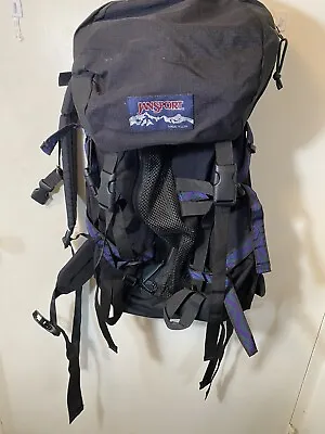 Vintage Black Jansport  Hiker Camping Hiking Backpack • $45