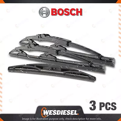 Bosch Front + Rear Wiper Blades Fit Nissan Murano Z51 9/2012-6/2015 650/400 • $50.50