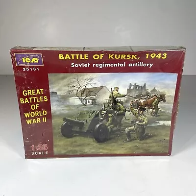 ICM 1/35 Soviet Regimental Artillery Figures Battle Of Kursk 1943 - SEALED • $14.99