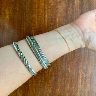 £20 • Buy 3 Calvin Klein Stainless Steel Silver Bracelets