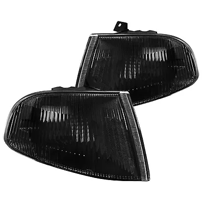 For 1992-1995 Honda Civic 2 3 Door Coupe Hatch Black Housing Corner Lights 92 93 • $24.99