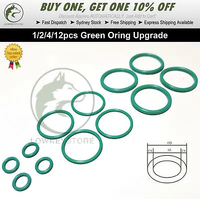 Green O-ring For Gel Blaster Plunger Head Gen 8 9 10 ACR/M4A1/SCAR/Vec V2 Oring • $5.96