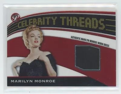 Marilyn Monroe 2005 Topps Pristine Legends Baseball Celebrity Threads Swatch • $76