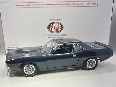 ACME/GMP 1/18 Scale 1970 PLYMOUTH AAR CUDA CUSTOM W/RALLEY RIMS  • $140