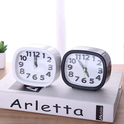 £6.79 • Buy Alarm Clock Bedside No Ticking Battery Power Silent Luminous Clock Clear Display