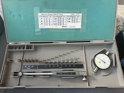 Mitutoyo Dial Bore Gage 511-163 .7  - 1.4  511-104 • $174.99