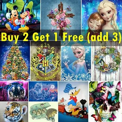 $12.99 • Buy 5D Full Drill Diamond Painting Embroidery Cross Stitch Kits Arts Decoration Gift