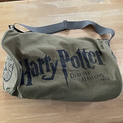 Rare Collectible Promo Harry Potter Gringotts Bank Duffel Bag Deathly Hallows • $65