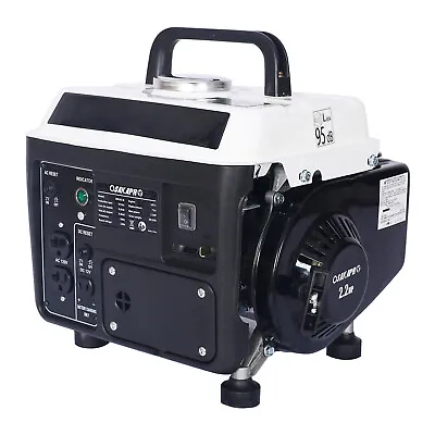 900W Portable Gas Generator Small Generator For Camping Outdoor Ultralight EPA • $202.34