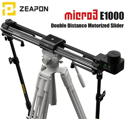 US ZEAPON Micro 3 E1000 Motorized Double Distance Slider For DSLR Camera Video • $635