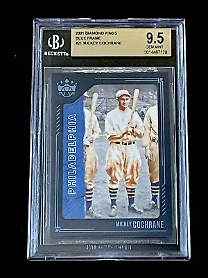 MICKEY COCHRANE RARE 2021 Panini Diamond Kings Philadelphia Athletics BGS 9.5 • $100