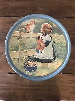 Large Vintage Danish Butter Cookies Tin Box • $18.73