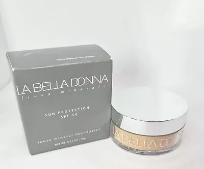 La Bella Donna SOPHIA All-Natural Loose Mineral Foundation SPF 50 New Box Sealed • $21.99