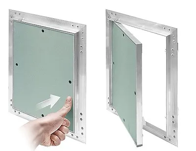 Plasterboard Access Panels With Aluminium Frame Inspection Hatch Revision Door • £15.99