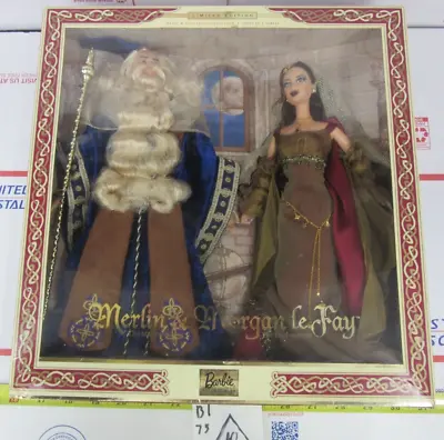 NEW Magic & Mystery LE Ken & Barbie Dolls As Merlin & Morgan Le Fay Set 2 Pack • $160