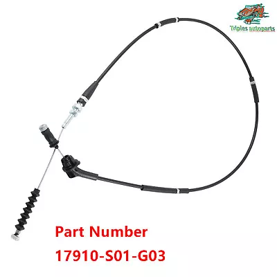 Throttle Cable Wire Pedel 17910-S01-G03 For 96-00 Honda Civic CX DX D16Y8 K-Swap • $24.99