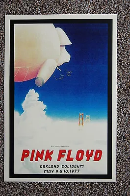 $4 • Buy Pink Floyd Concert Tour Poster 1977 Oakland Coliseum--