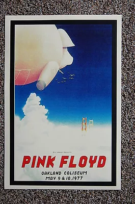 Pink Floyd Concert Tour Poster 1977 Oakland Coliseum-- • $4.25