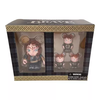 Disney Pixar Vinylmation Brave Merida 3  And Triplets Brothers 1 1/2  Figures • $49.95