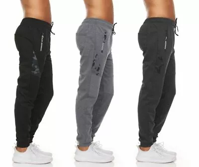 Men's Moisture-Wicking Jogger Pants With Zipper Pockets (3-Pack) • $34.99