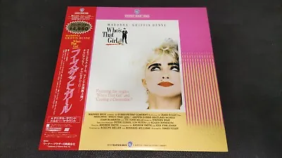 Who's That Girl 1987 MADONNA Laserdisc Japan [with Obi] • $36