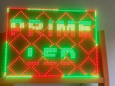 Double Sided Outdoor Programmable LED Sign 2 Color  RG P10mm 19  X 25.25  USB • $800