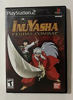 Inuyasha: Feudal Combat - PS2 Complete CIB Reg Card & Manual • $34