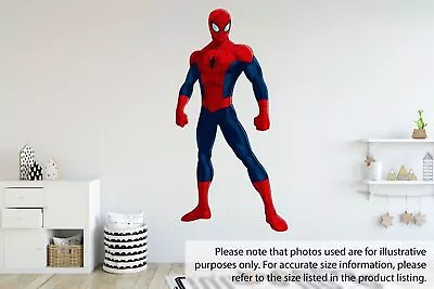 Spider-Man Avengers Marvel Superhero Children Kids Bedroom Sticker Vinyl Decal • £14.99
