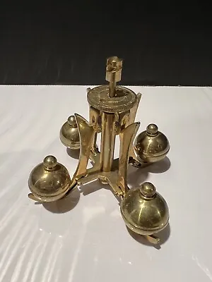 Vintage German 400 Day/Anniversary Dome Clock Brass Pendulum • $45.52