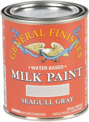 Water Based Milk Paint 1 Pint Seagull Gray • $46.99