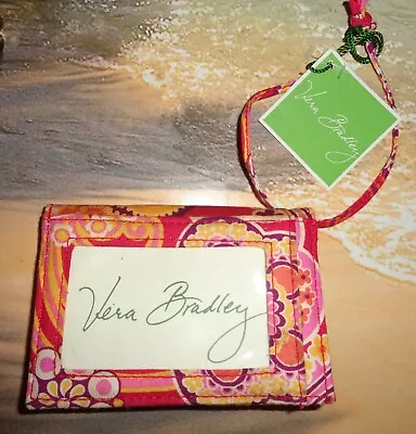  Nwot Vera Bradley Flowers Card Case • $4.99