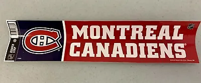 Montreal Canadiens Vibrant Official NHL Team Logo Bumper Sticker Decal Car Decor • $8.95
