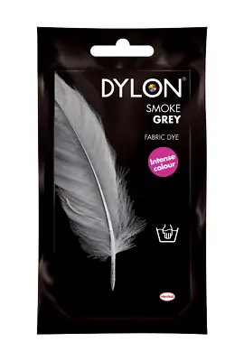 DYLON Permanant Fabric Dye Hand Dye - SMOKE GREY - 50 Gram   • $15.50