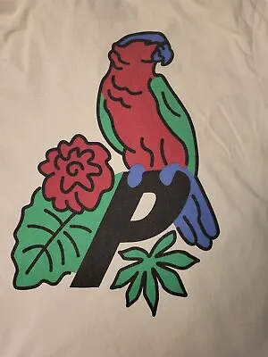 Palace Skateboards Original Parrot Palace T-shirt - Large - White • £17.99