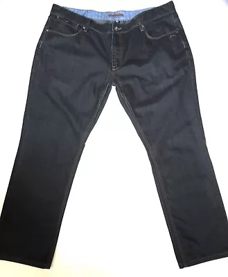 Men's A. Tiziano Straight Leg Dark Wash Jeans Size 42W X 29.5L  EUC • $19.99