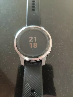 Garmin Vivoactive 4s Smartwatch Silicone Band GPS Running Watch Shadow Grey • £9.99