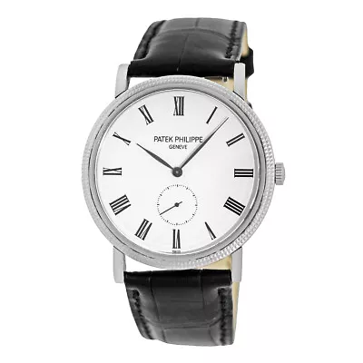 PATEK PHILIPPE 18K White Gold 36mm Calatrava 5119 Warranty Box MINTY • $13790