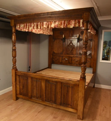 £1975 • Buy Oak Four Poster Bed Super King Size