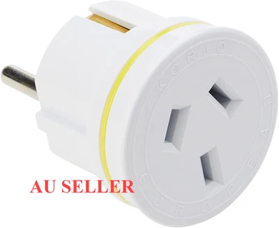 $10.74 • Buy EU Travel Adaptor, For AU/NZ Appliances, Bali, Asia Areas, Middle East
