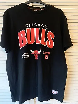 £9.99 • Buy NBA Chicago Bulls 8 Lavine Black T Shirt Official 3XL XXXL Basketball