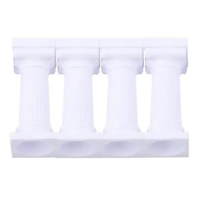 4pcs Grecian Pillars Wedding Cake Tier Separator Support Stand Holder Decor IT • £8