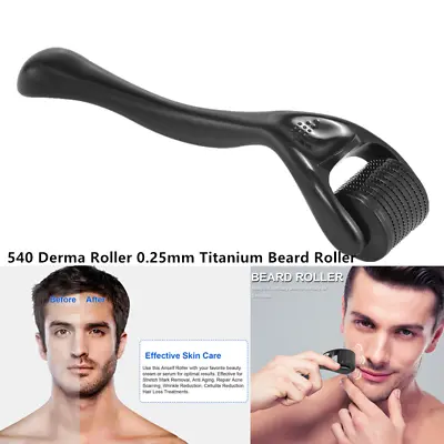 $15.20 • Buy Titanium Beard Roller For Hair Regrowth Beard Growth Derma Roller Hair Care K8L0