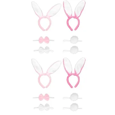 4 Sets Rabbit Halloween Bowtie Kids Case Plush Ears • £13.45