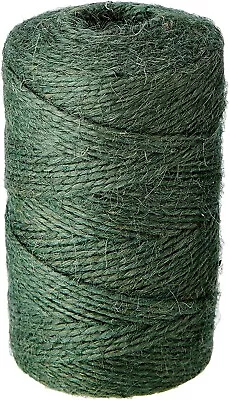 £5.69 • Buy Green Garden Twine String Jute Reel Ball Plant Natural Support Rope Tie Back