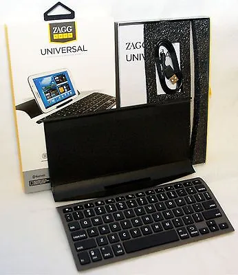 NEW Zagg Keys Universal Tablet Bluetooth Folio Keyboard Stand IPad 2/3/4/Air Yo • $18.95