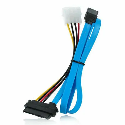Cable Hard Disk SFF-8482 SAS Wire 29P To Single SATA 7PIN HDD Wire 70cm • $6.36