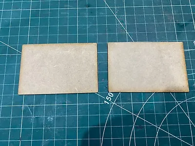 100 X 150 Mm MDF Base 2mm Thick. Rounded Corners WarhammerWargames. 2In Pack. • £4.75