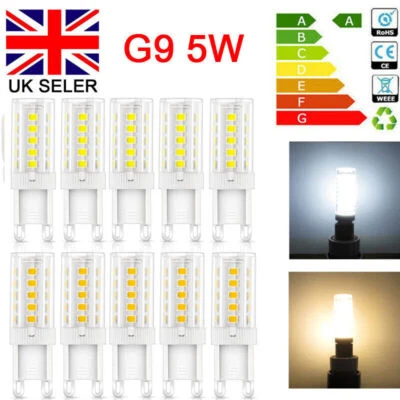 £1.59 • Buy G9 LED Bulb Warm/Cool White 5W=40W G9 Halogen Capsule Light Bulbs Energy Saving