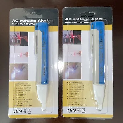 Voltage Tester Volt Detector Test Pen AC Non-Contact Sensor 90-1000V- 2 PACK • $10.95