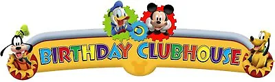 Mickey Mouse Clubhouse Playtime Disney Kids Birthday Party Decoration Banner • $7.45